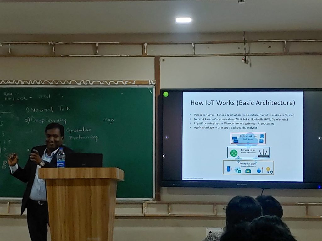 Naresh Bejjanky is explaining about genai