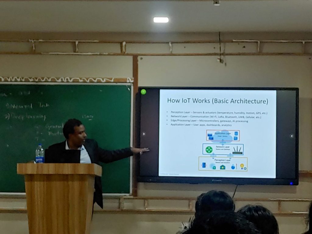 Naresh Bejjanky explaining about genai