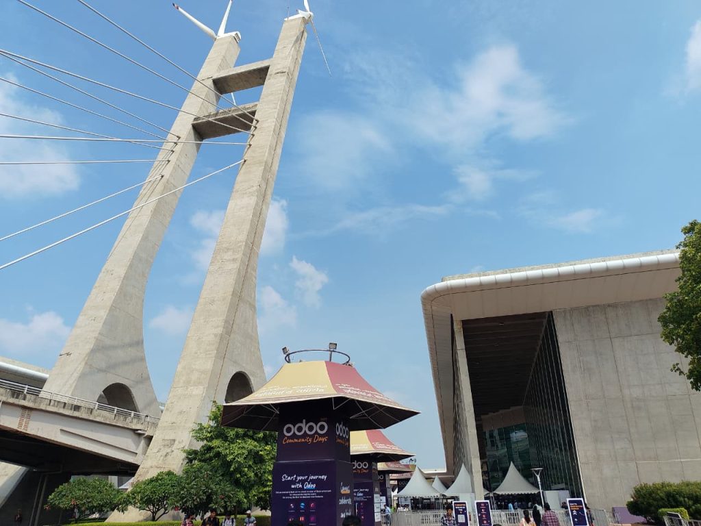 Odoo expo venue, mahatma mandir, gandhi nagar, gujrat